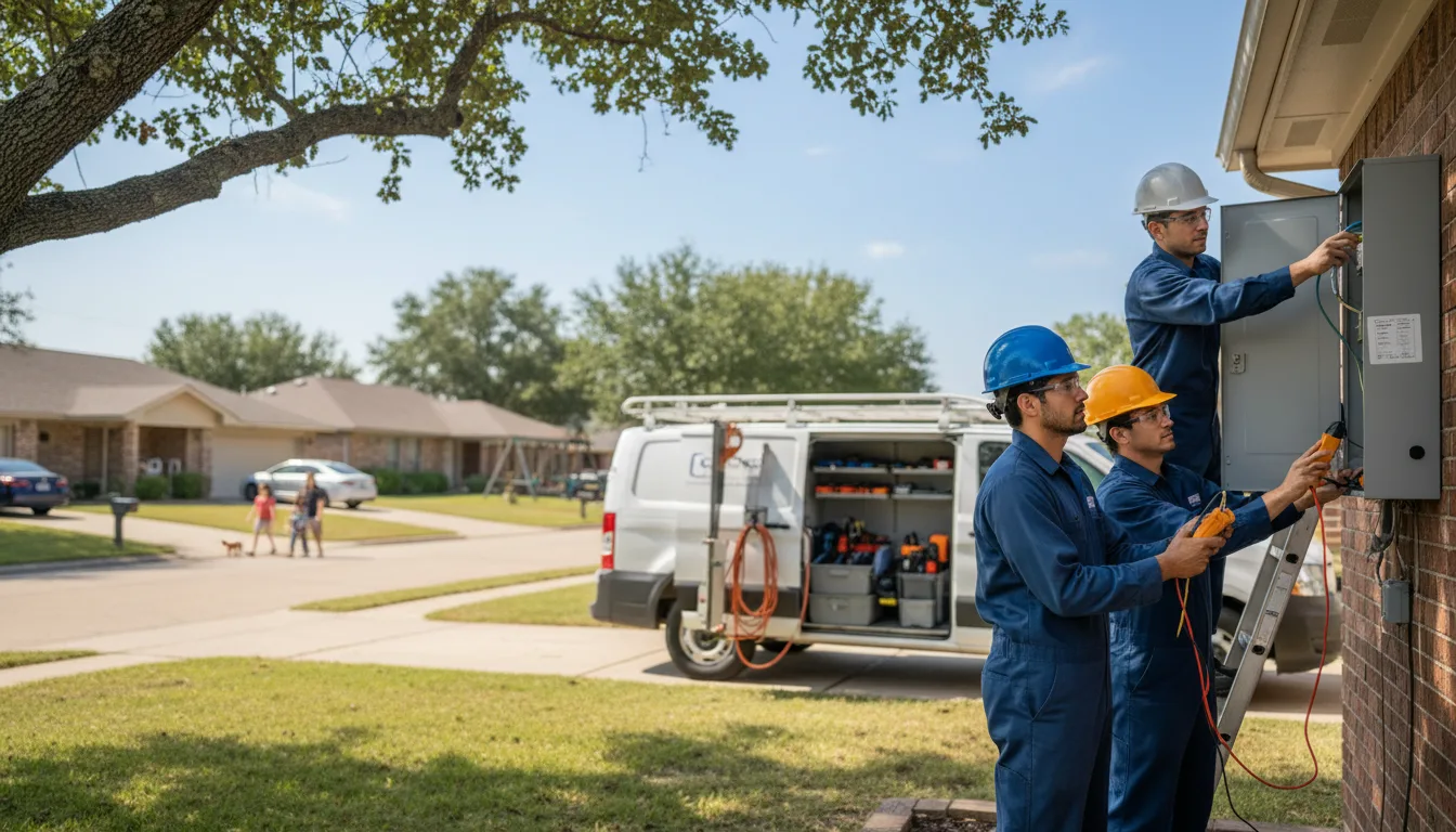 Certified electrician providing emergency electrical services in Proctor, AR